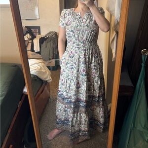 Cynthia Rowley Multicolor Floral Maxi Dress